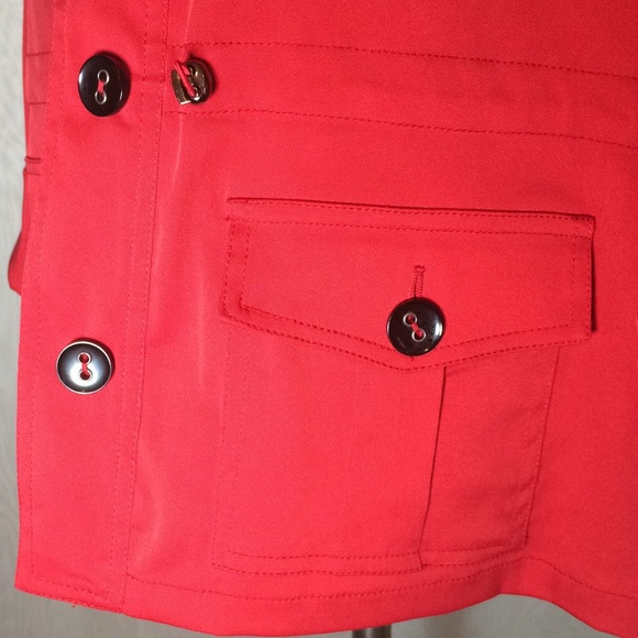 Ruby Rd red jacket with pockets - Picture 6 of 10